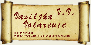 Vasiljka Volarević vizit kartica